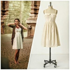 Maeve Anthropologie Button Dress